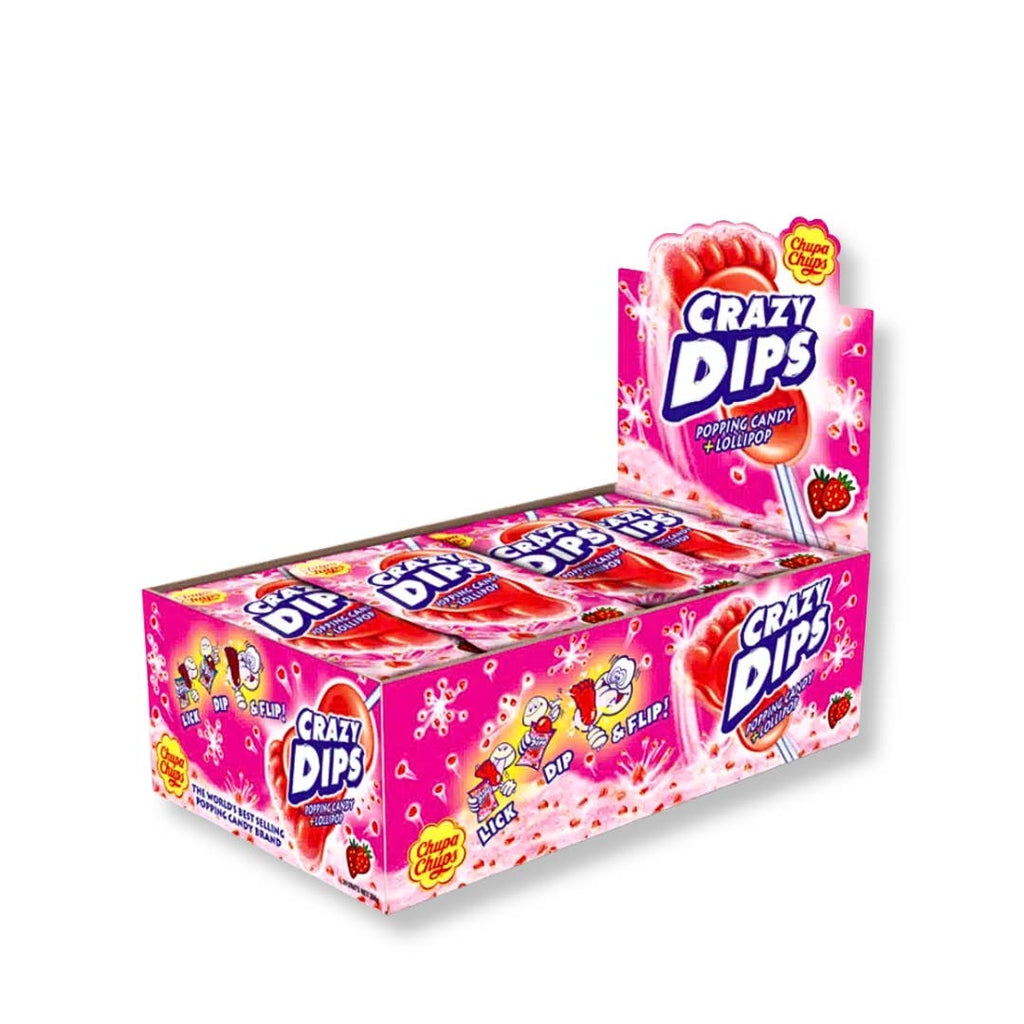 Chupa Chups Crazy Dips Strawberry