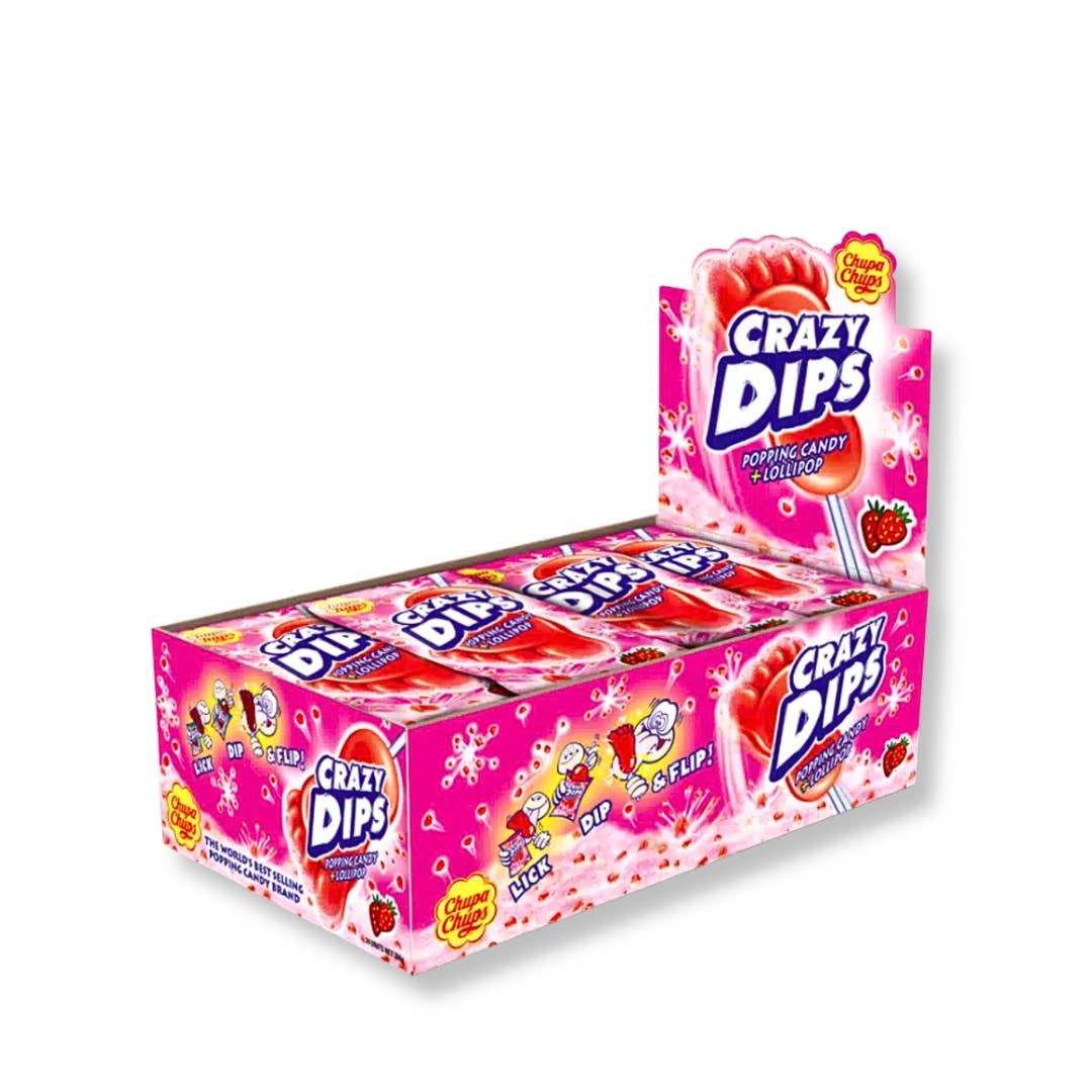 Chupa Chups Crazy Dips Strawberry