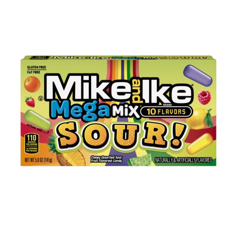 Mike and Ike Mega Mix Sour Theater Box