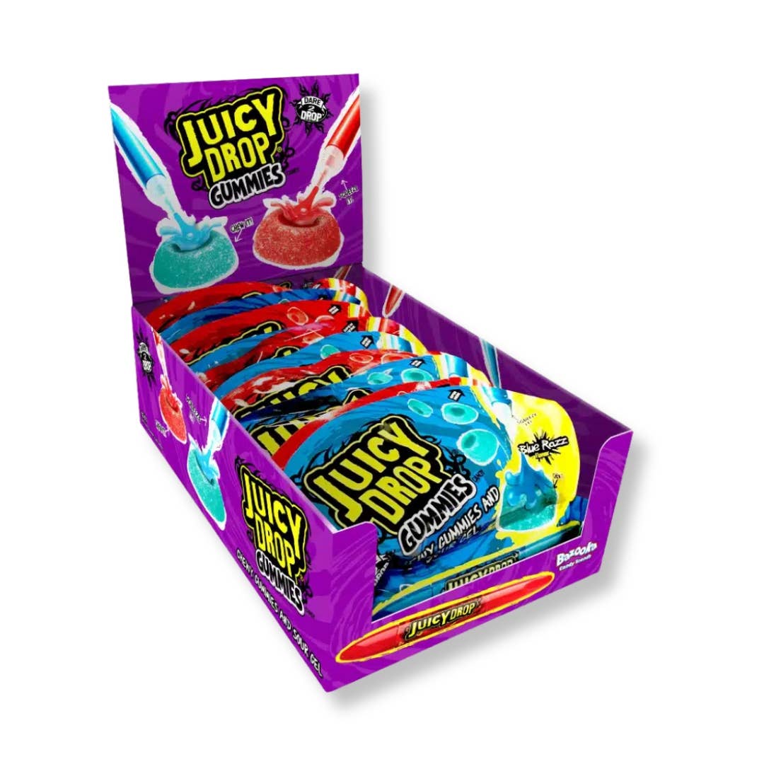 Bazooka Juicy Drop gummies