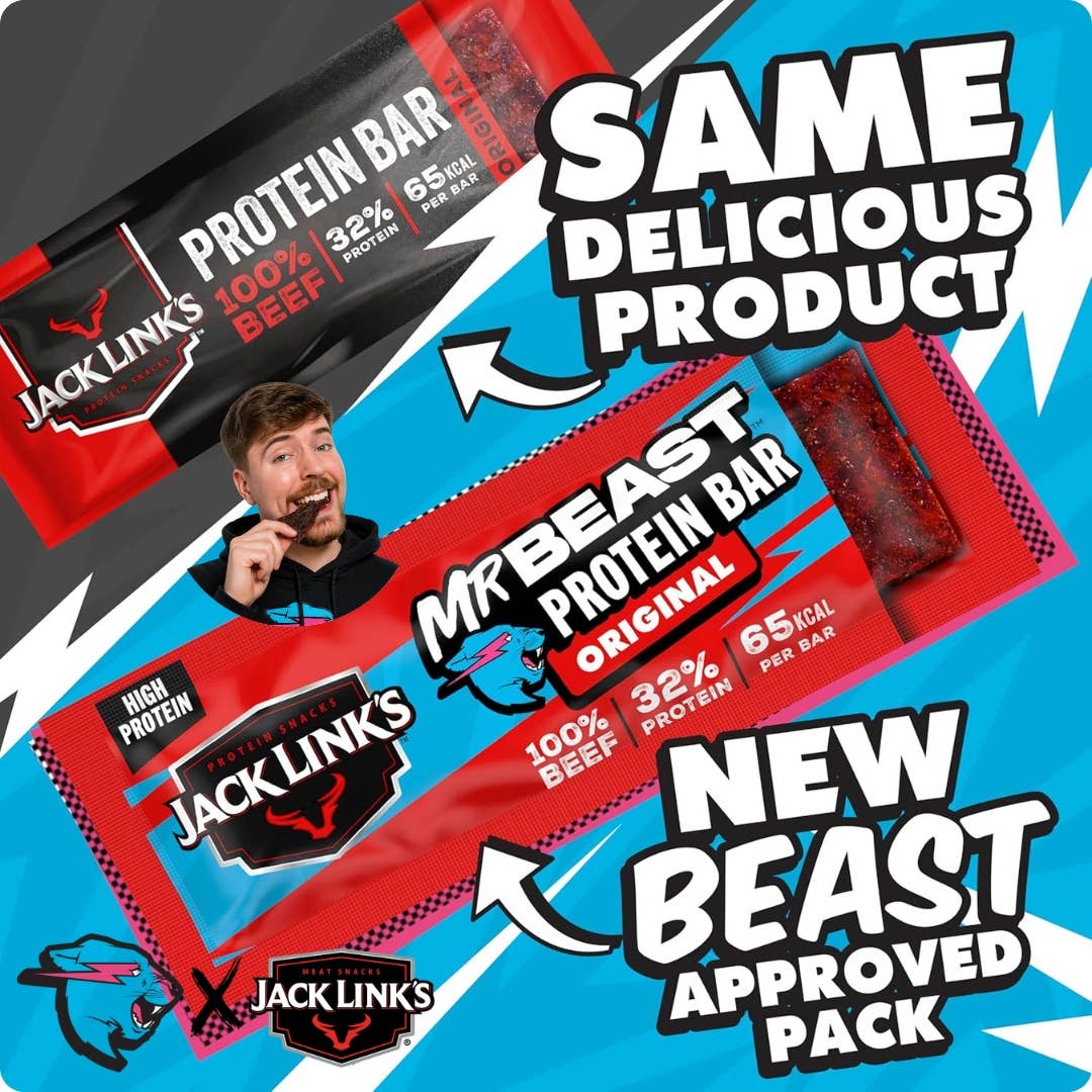 Mr. Beast Jacklink Protein Bar Original