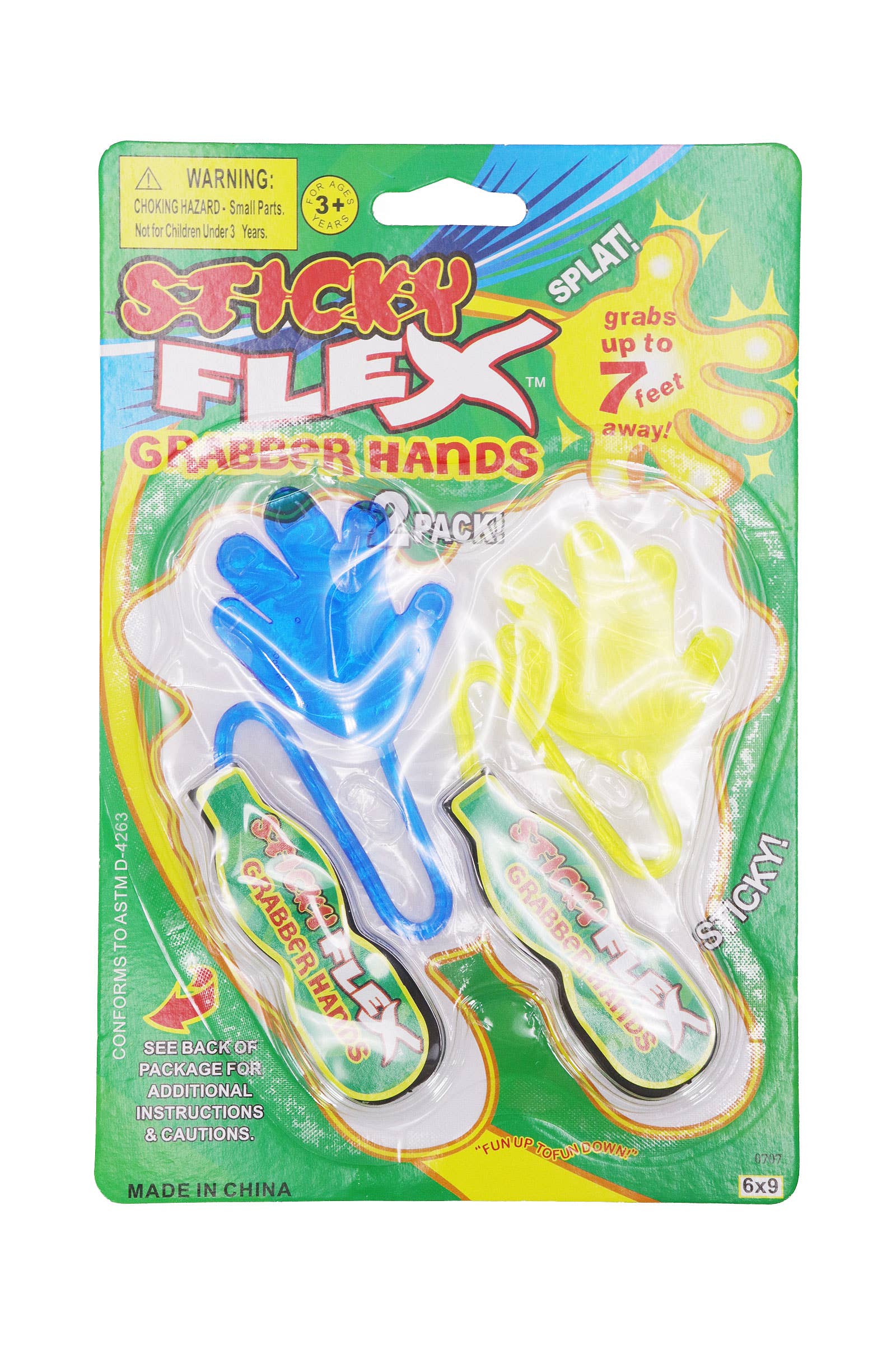 2-count Viral Slap Smack Sticky Grabber Hands
