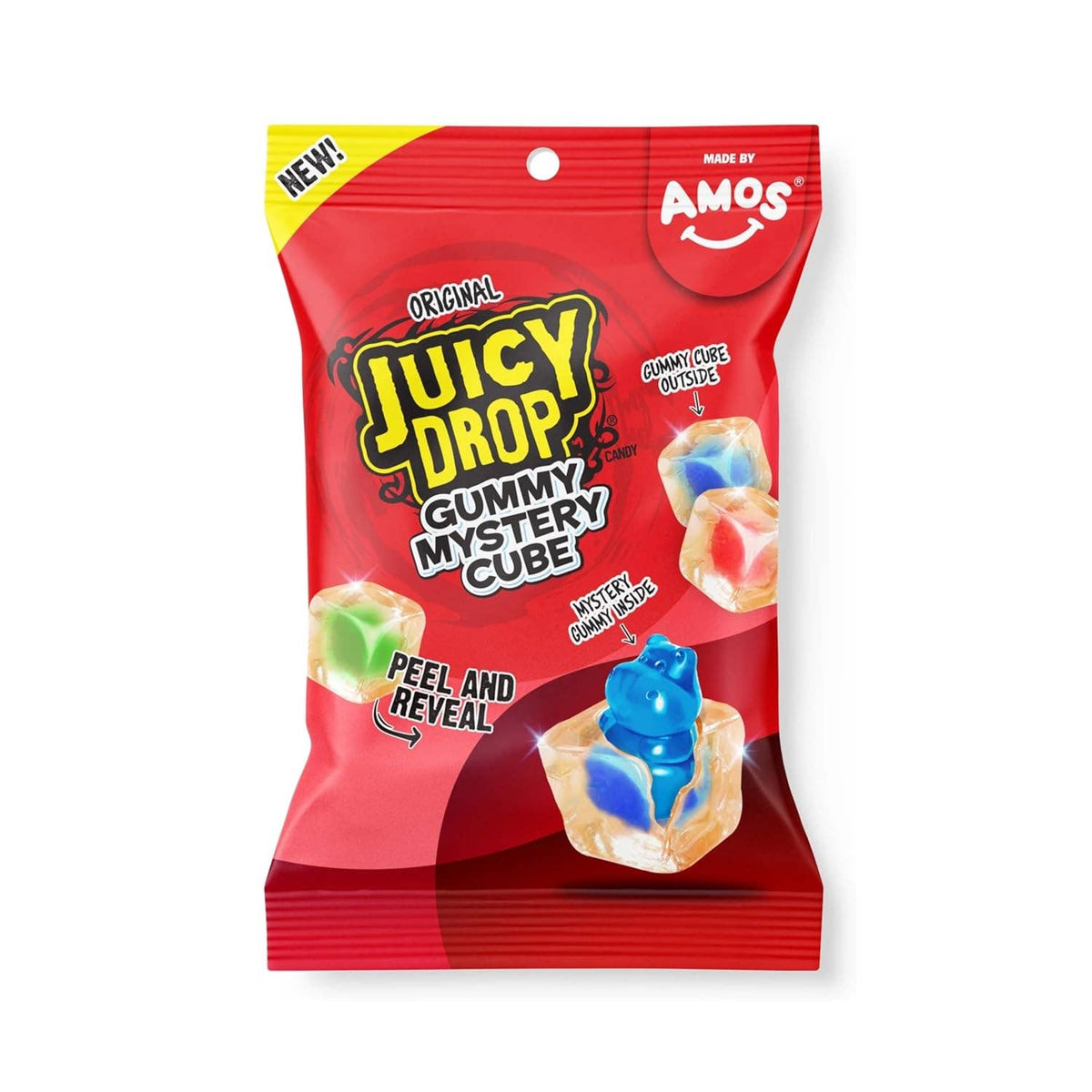 Amos Juicy Drop Mystery Gummy Cubes Original