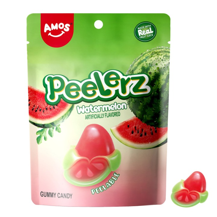 Amos Peelerz Watermelon Peelable Gummy Candy