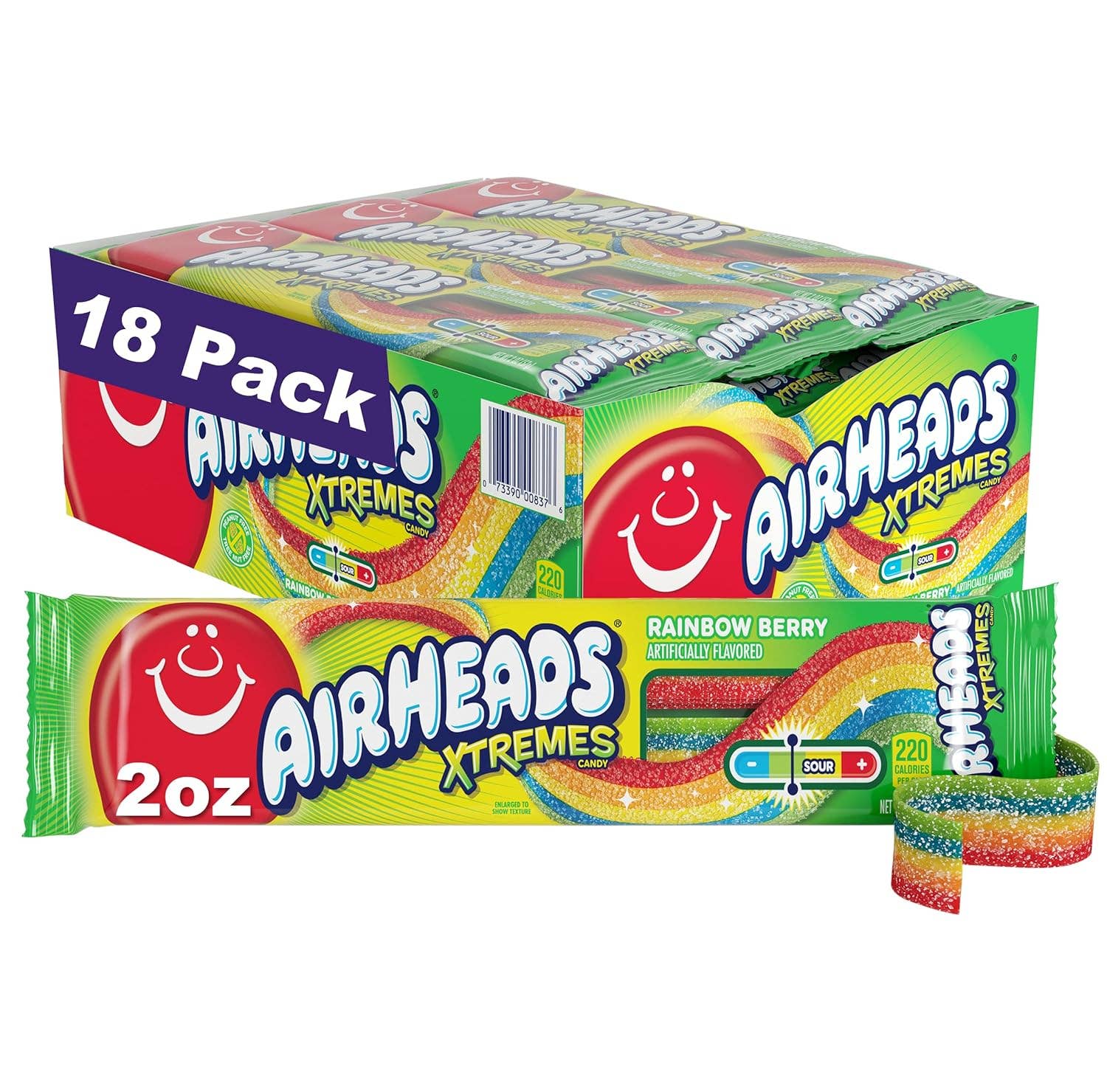 Airheads Xtremes Sour Belts