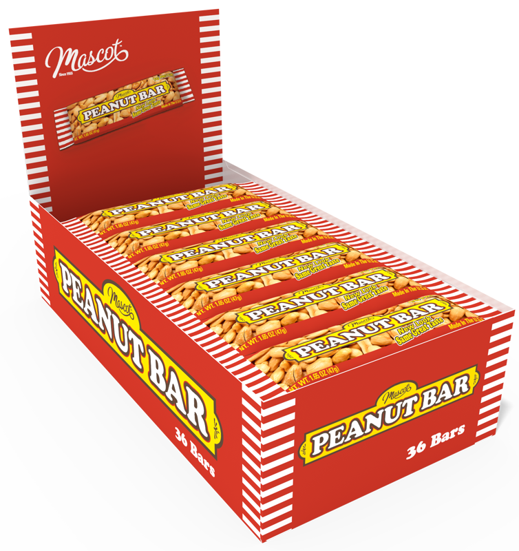 Mascot Peanut Crunch Candy Bar