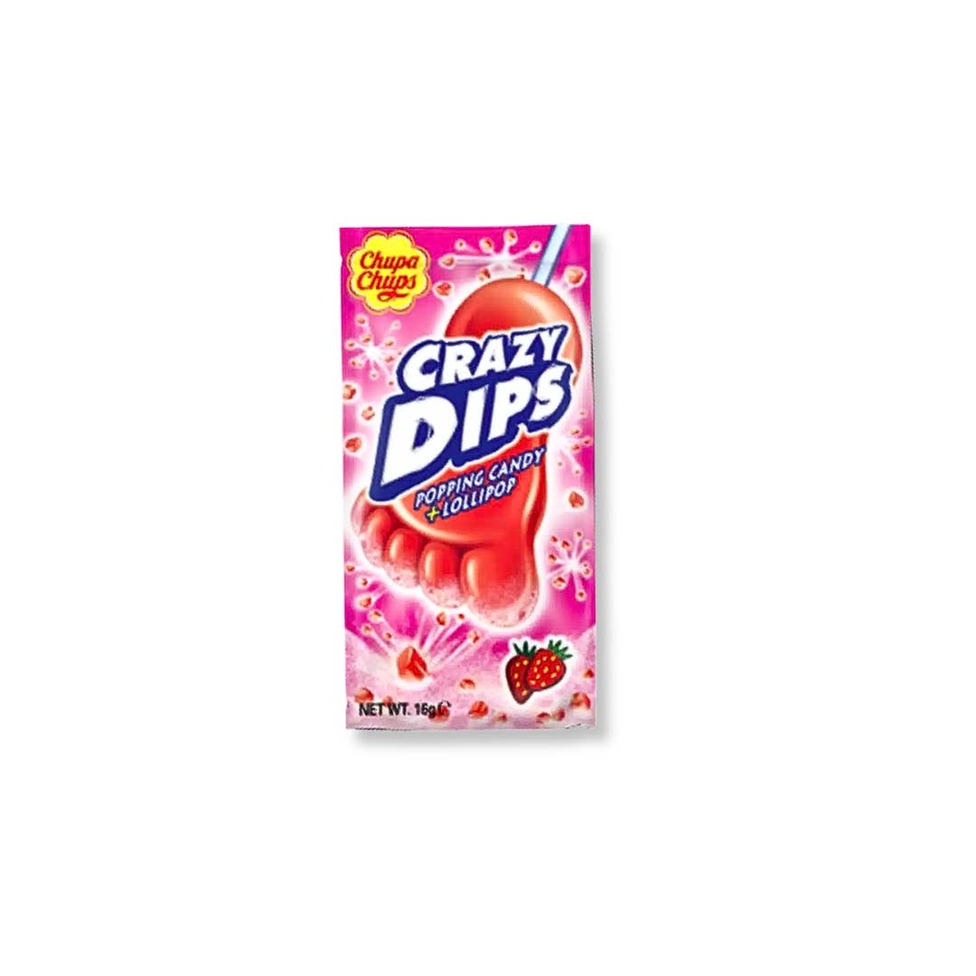 Chupa Chups Crazy Dips Strawberry