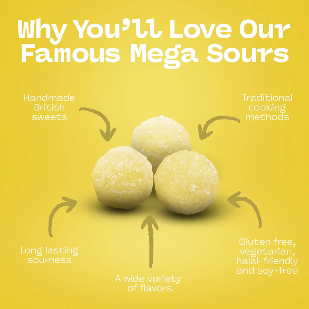 Barnetts Display #MegaSourChallenge Lemon 12x104g