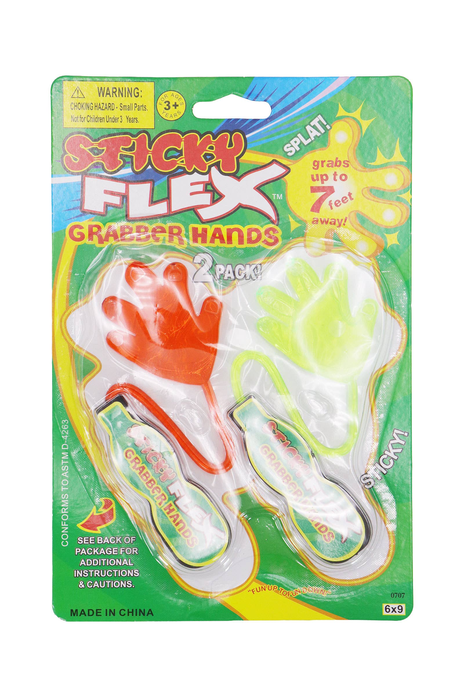 2-count Viral Slap Smack Sticky Grabber Hands