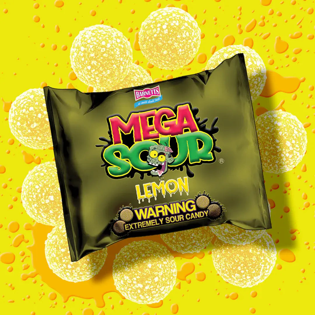 Barnetts Display #MegaSourChallenge Lemon 12x104g