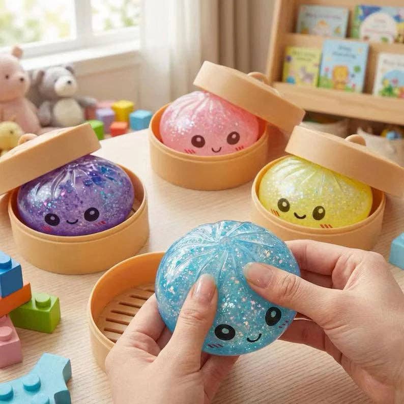 Squishy Dumpling - Glitter glow-in-the-dark
