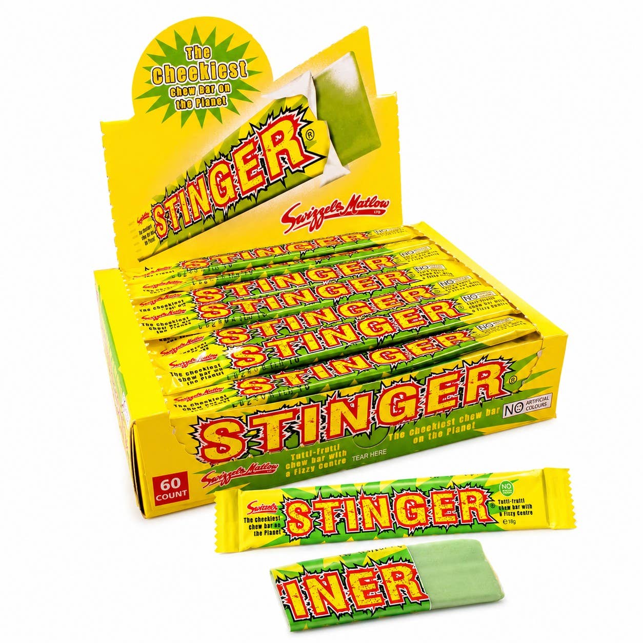 Stinger Chew Bar Tutti Frutti Sour