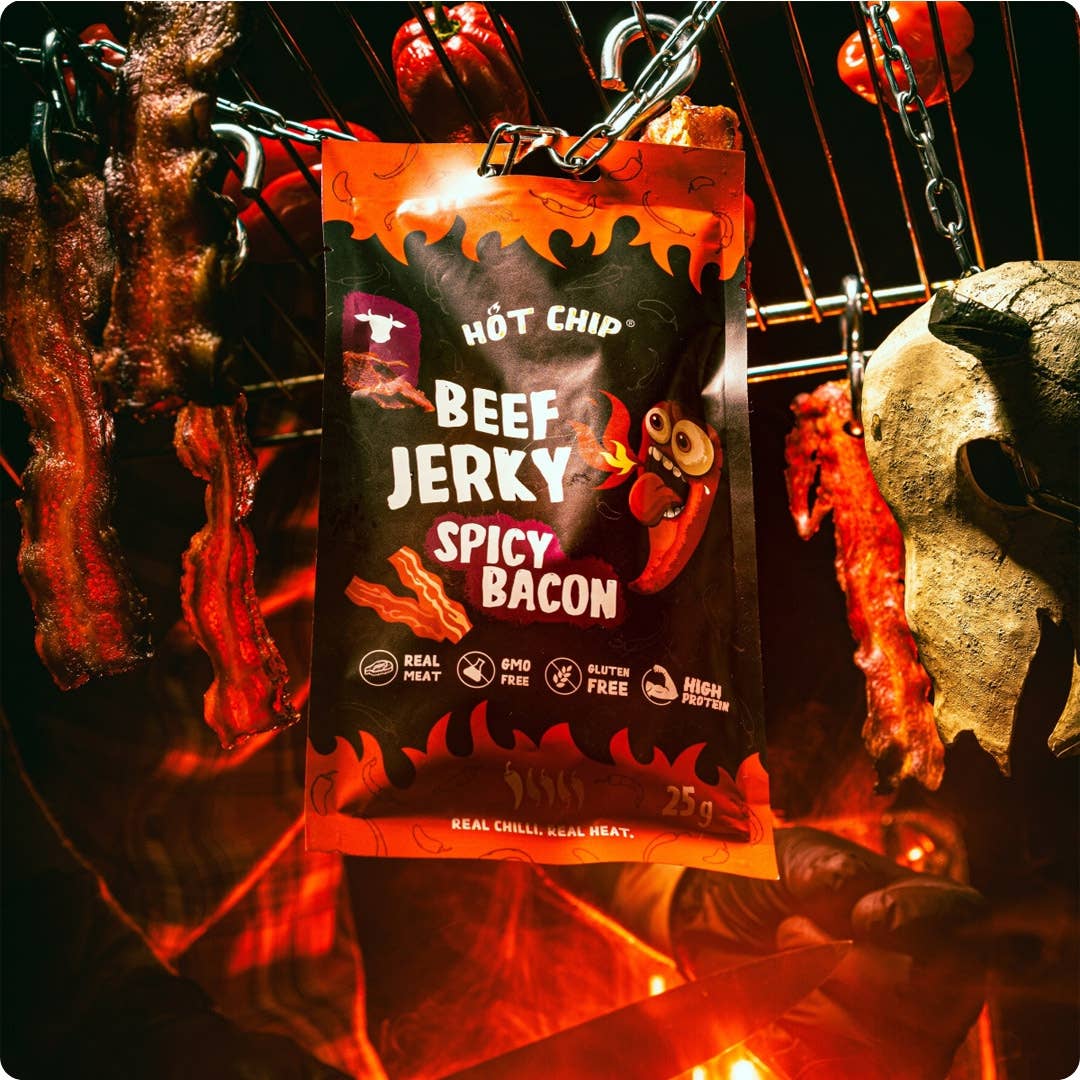 Hot Chip Jerky Chili and Bacon