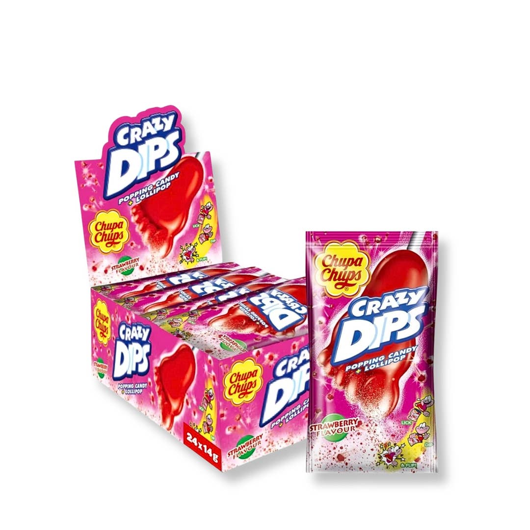 Chupa Chups Crazy Dips Strawberry