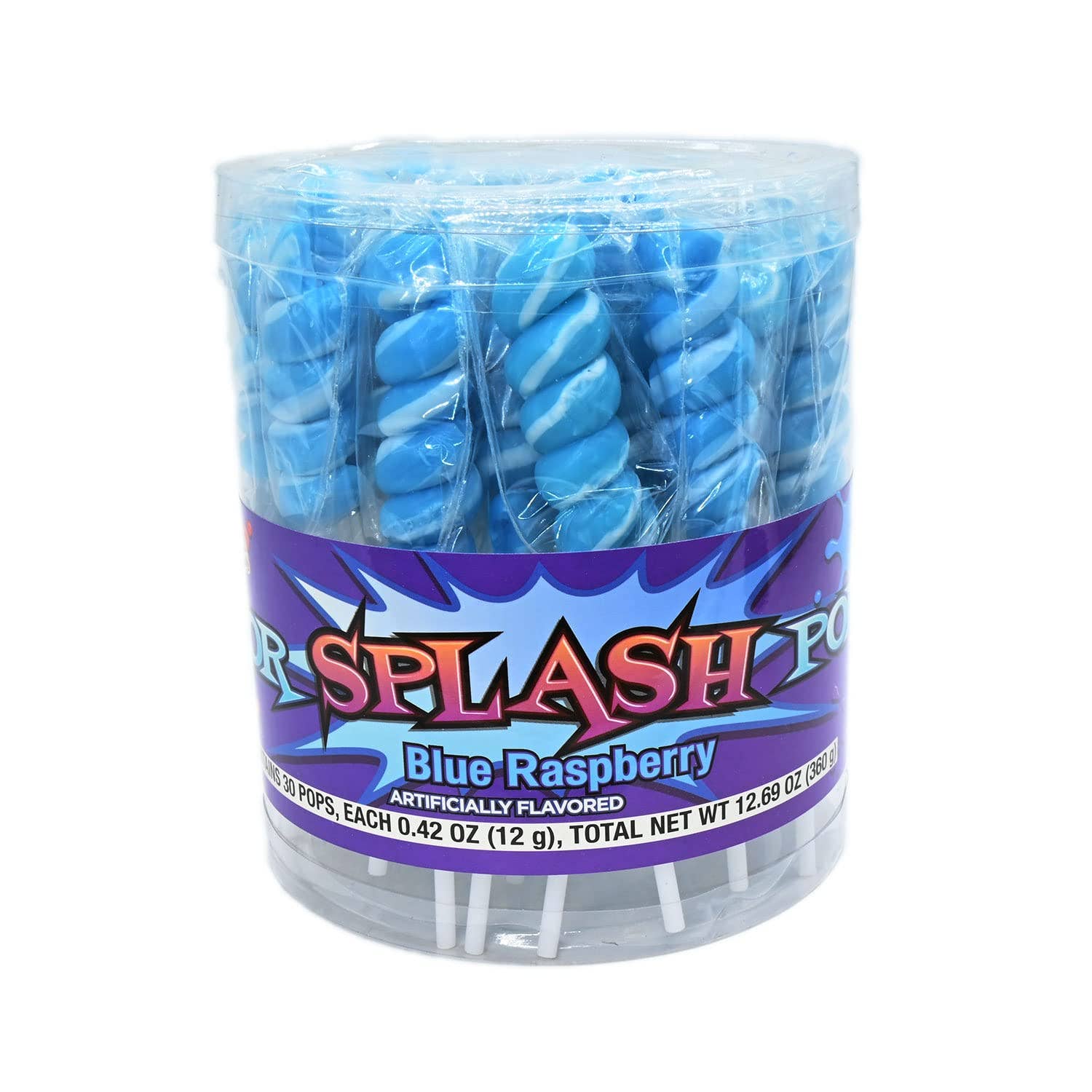 Blue Raspberry Lollipops