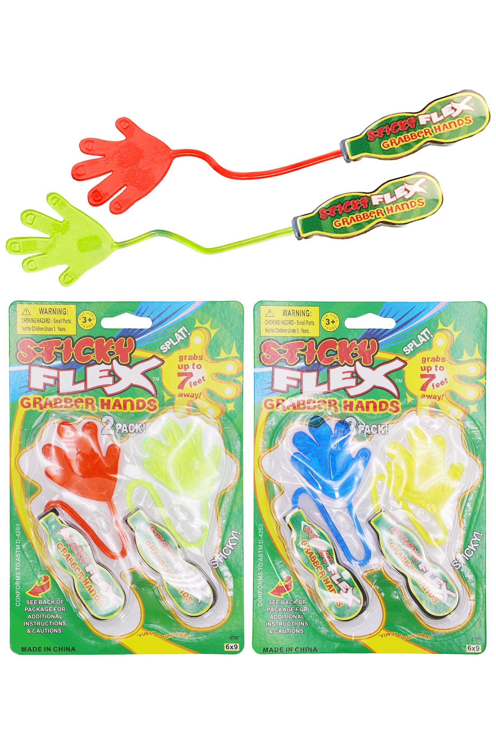 2-count Viral Slap Smack Sticky Grabber Hands